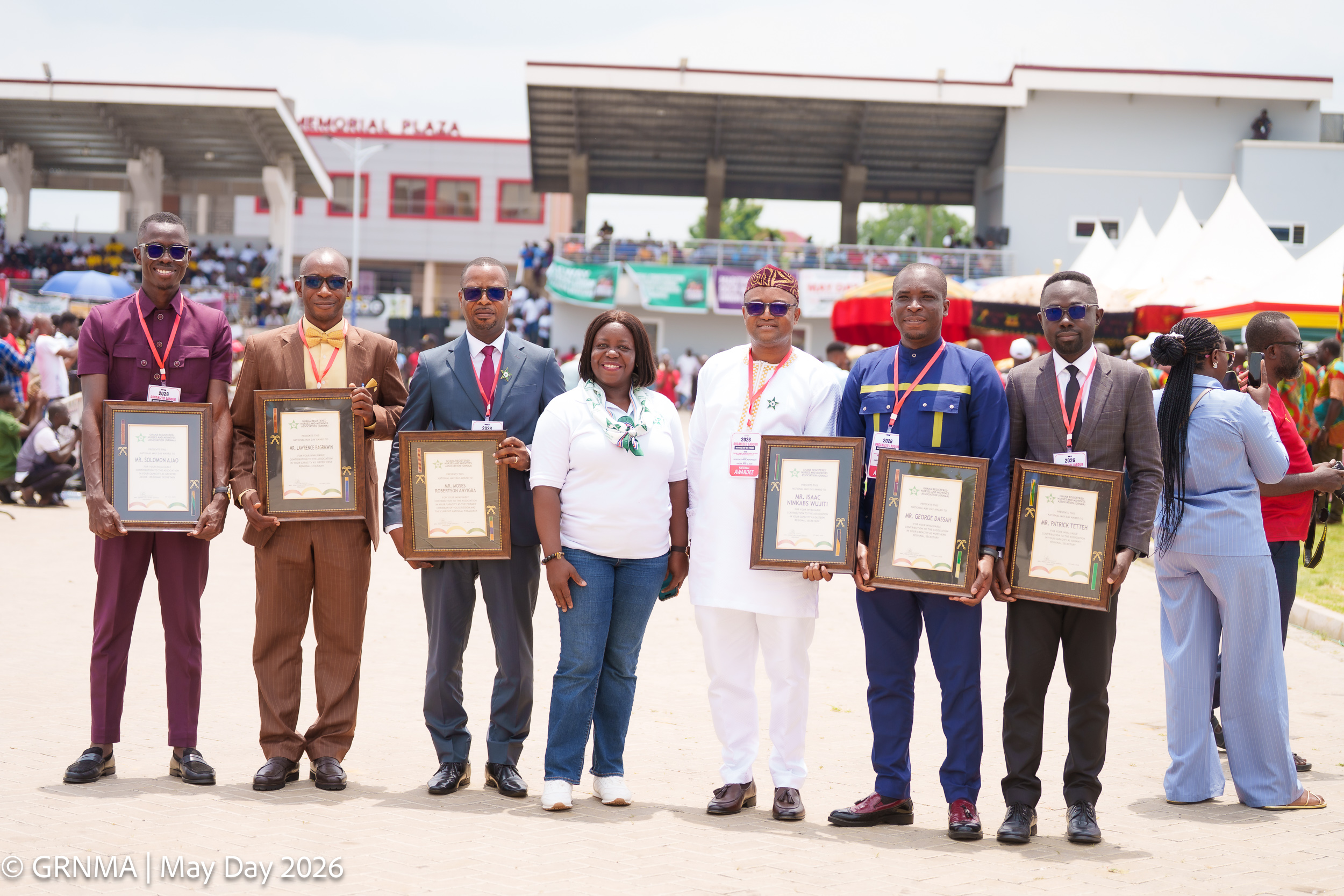 Six[6] GRNMA Officers Honoured with Prestigious May Day Awards in Koforidua, 2026