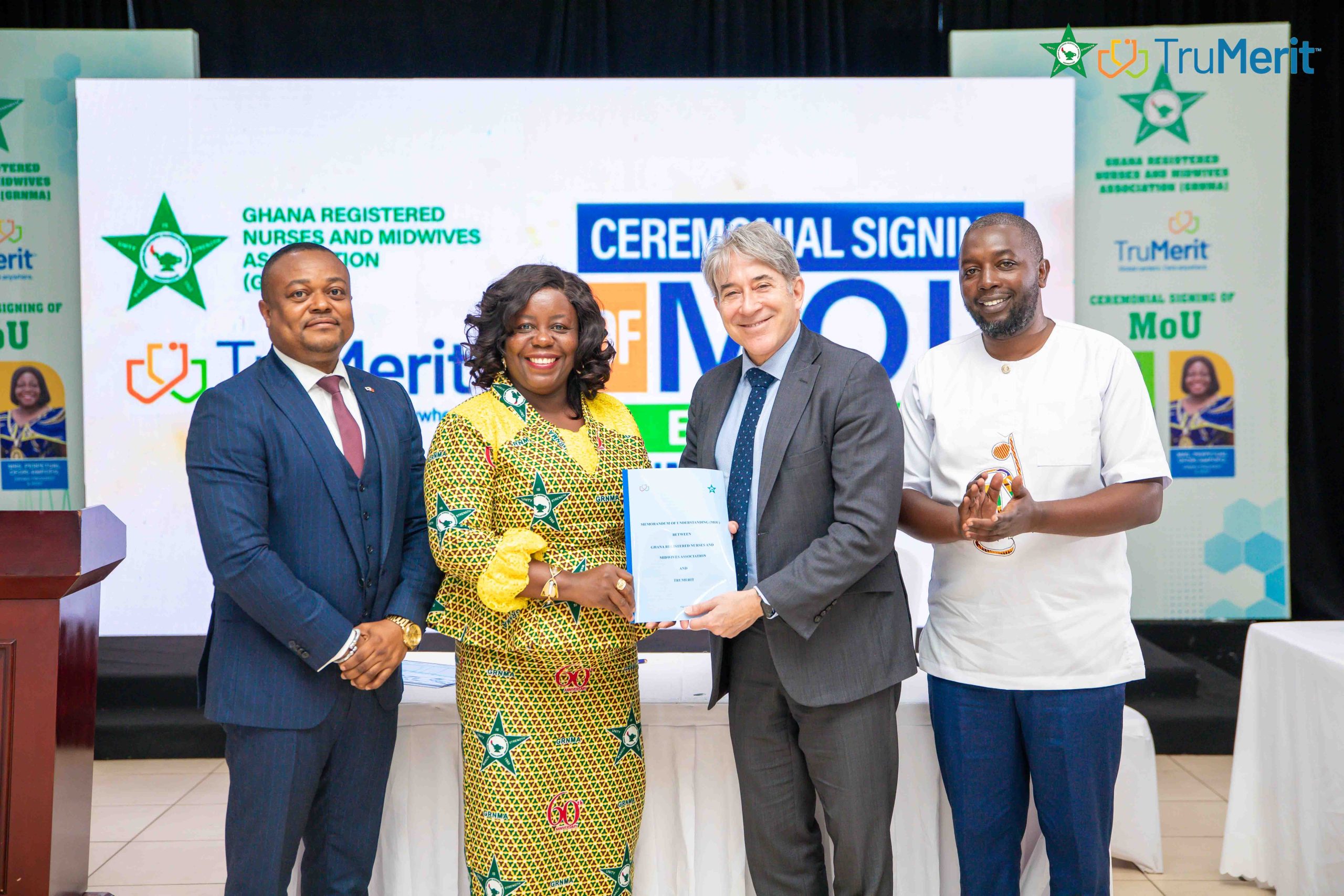 GRNMA signs new MOU with TruMerit to expand global opportunities for nurses and midwives in Ghana