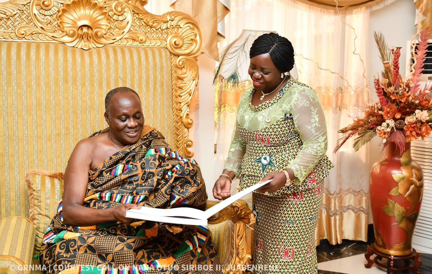 Perpetual Ofori Ampofo Presented with prestigious Book of Nana Otuo Sirboe II
